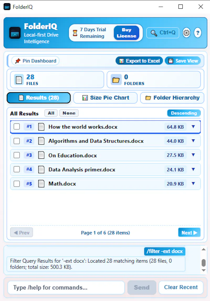 FolderIQ screenshot 2