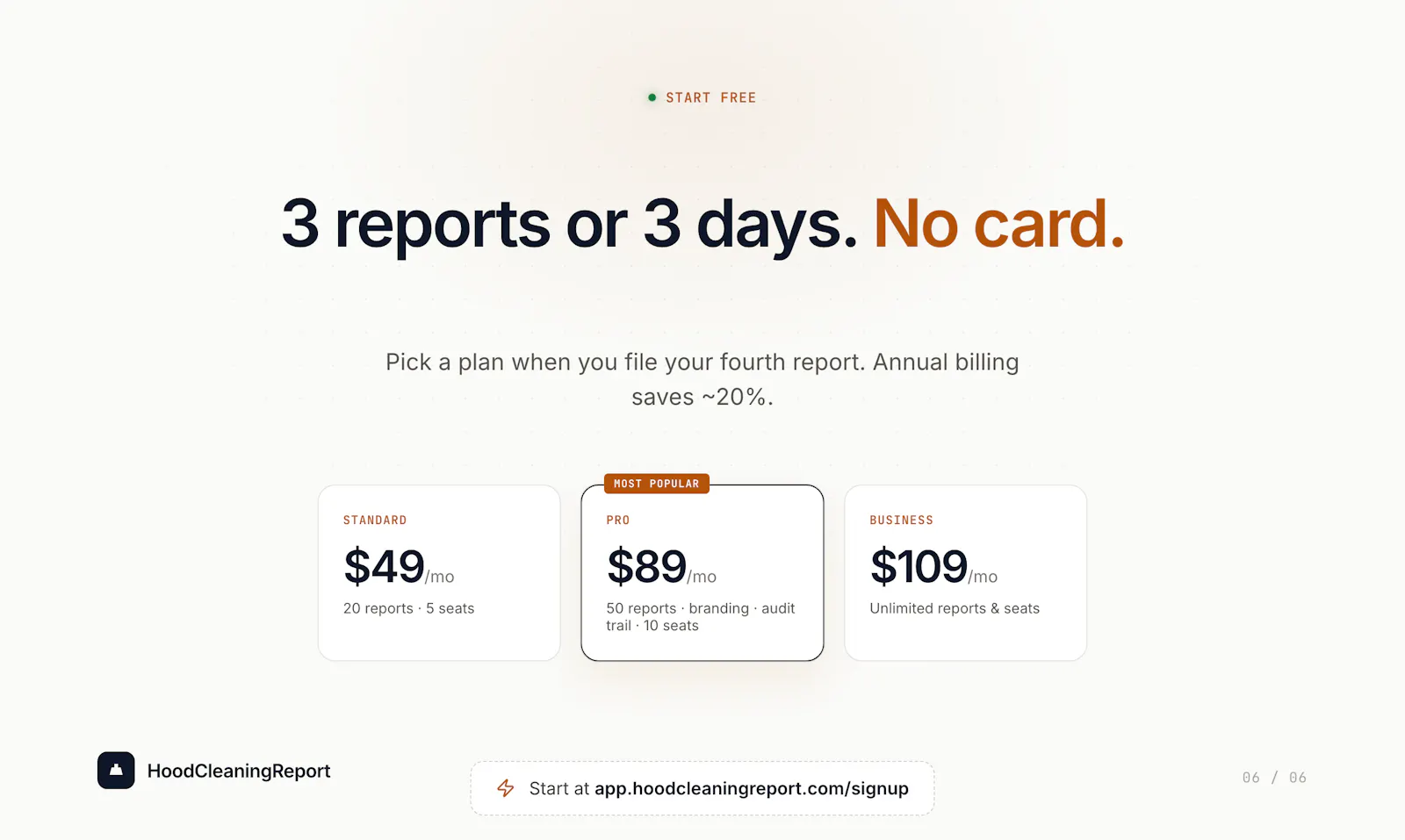 HoodCleaningReport screenshot 8