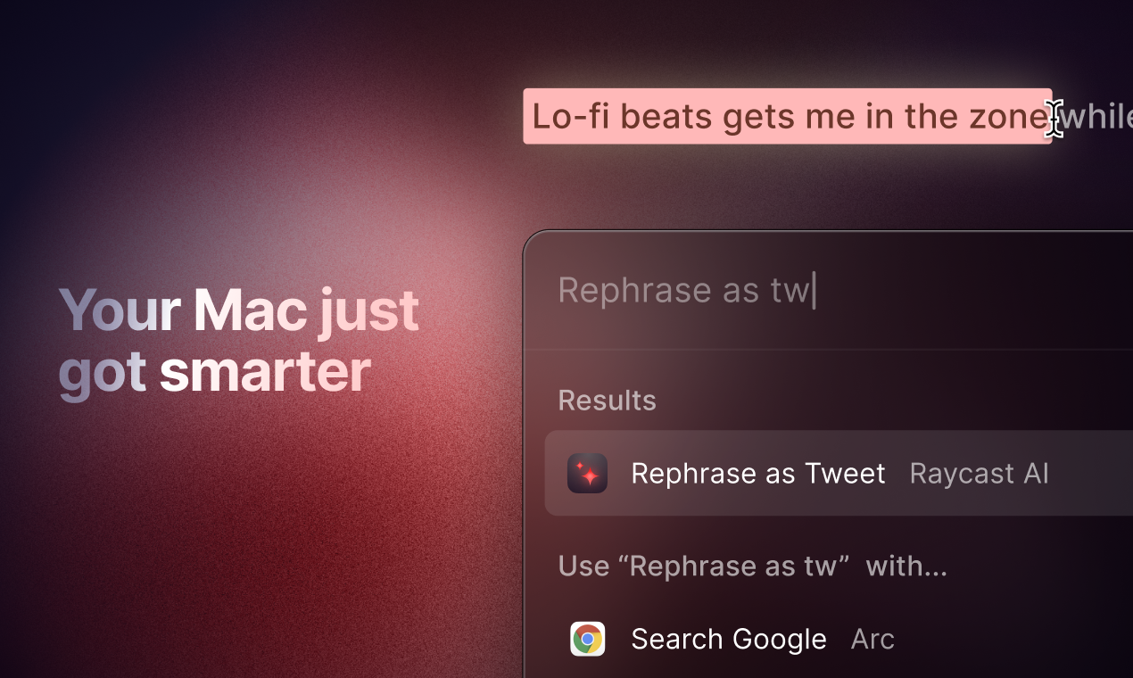 Raycast AI - Магия ИИ, прямо на вашем Mac медиа 2
