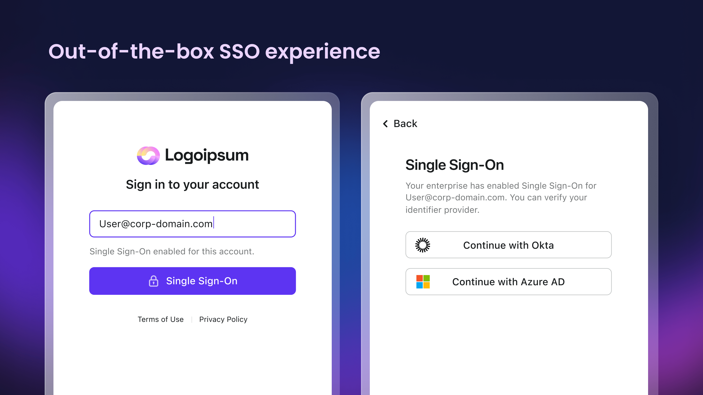 Enterprise SSO por logto media 4