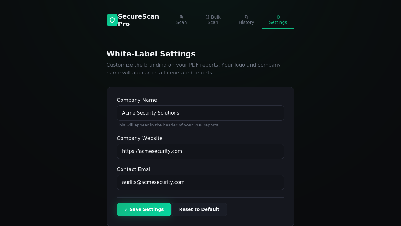 SecureScan Pro - Screenshot 3 showing product features and functionality