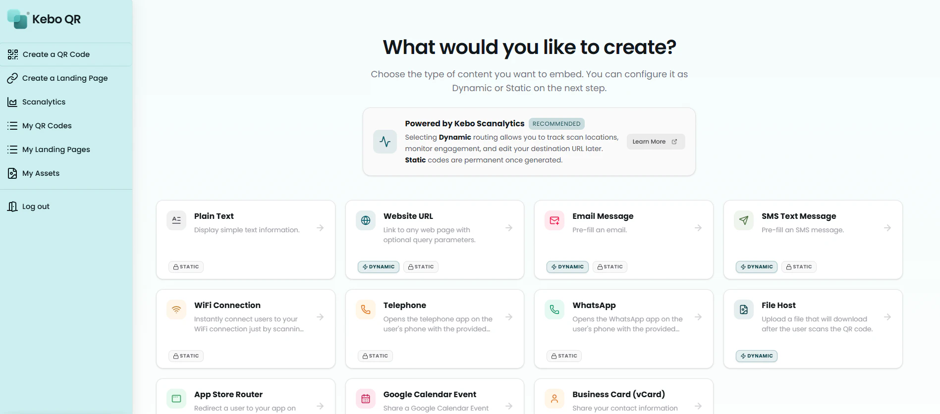 Kebo QR screenshot 1