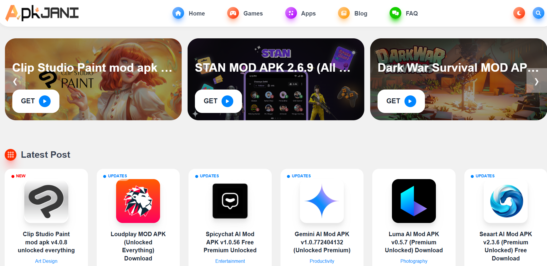 وسائط apkjani.com - قم بتنزيل أحدث التطبيقات والألعاب APKs لنظام Android 1