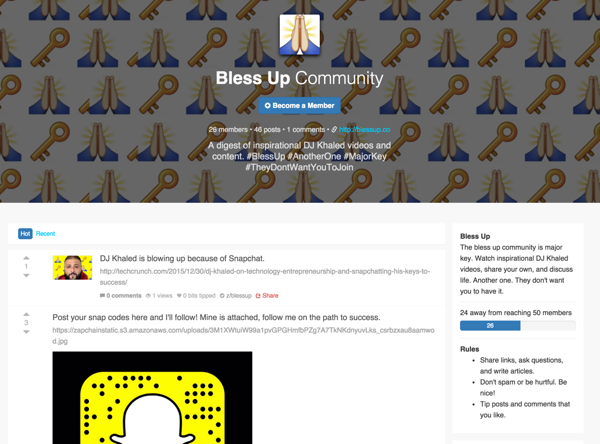 #BlessUp gallery image