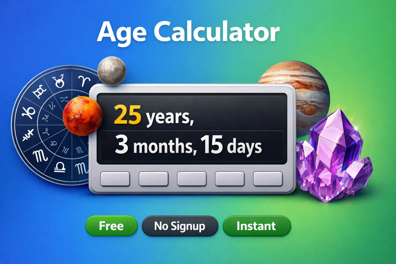 Age Calculator のプロダクトバナー