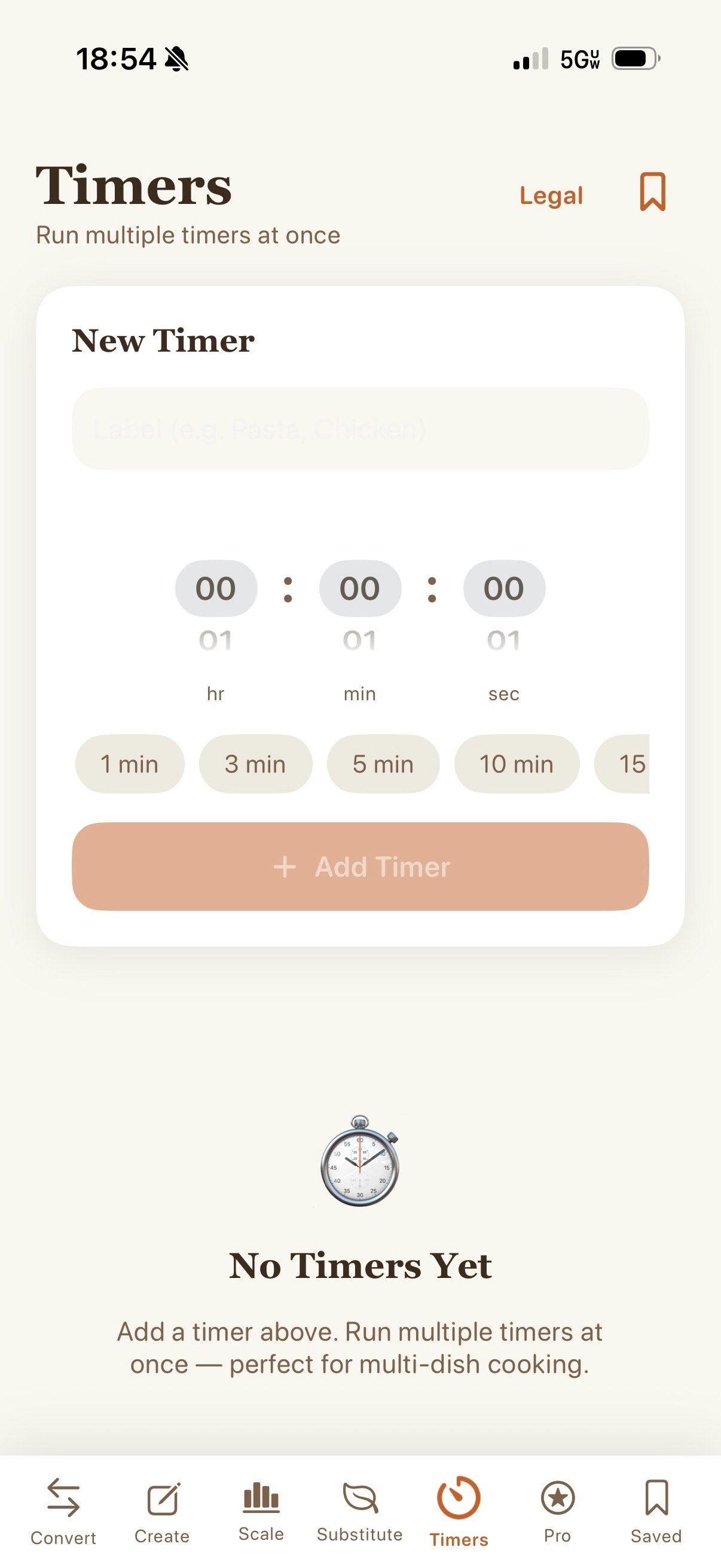 Tare: Ingredient Converter gallery image