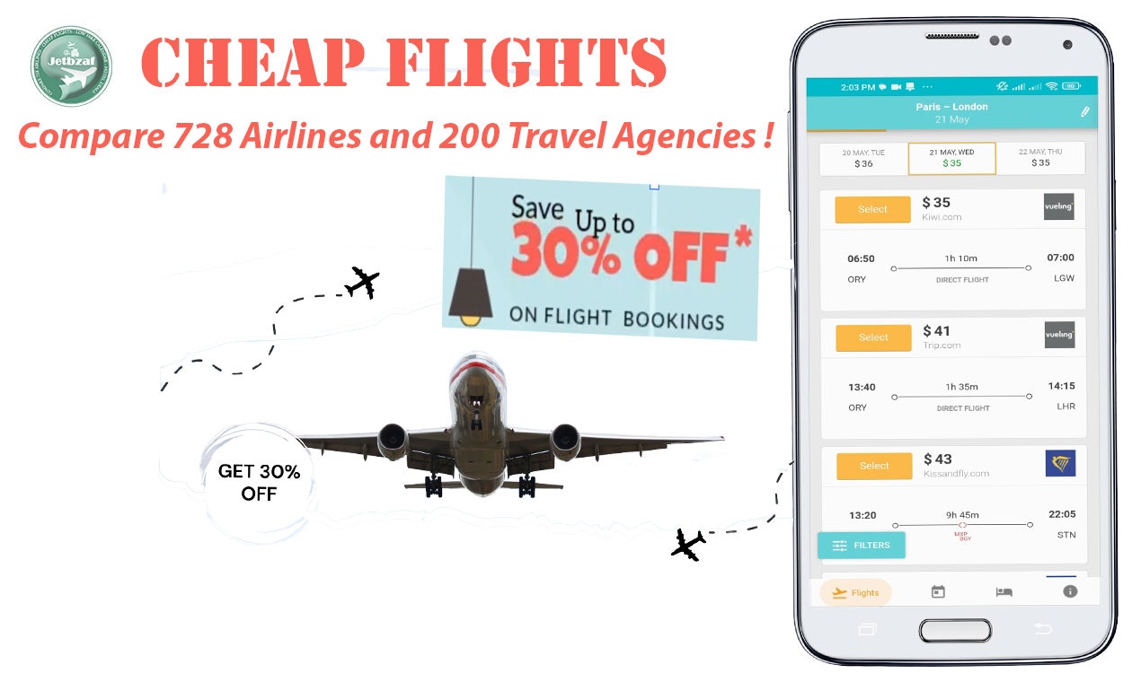 Jetbzaf | Low Fare Calendar for Flights - Cheapest Day to Fly for the Next 12 Months — One Click Away media 4