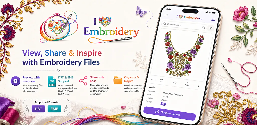 iLoveEmbroidery - EMB Viewer screenshot