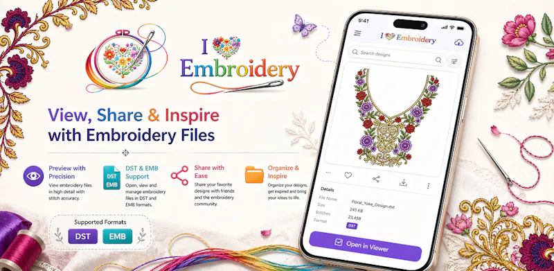 iLoveEmbroidery - EMB Viewer screenshot 1