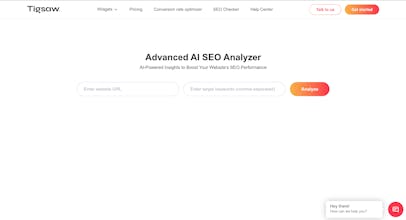 Advanced AI SEO Analyzer - Tigsaw gallery image