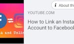 How to Link an Instagram Account to FB image