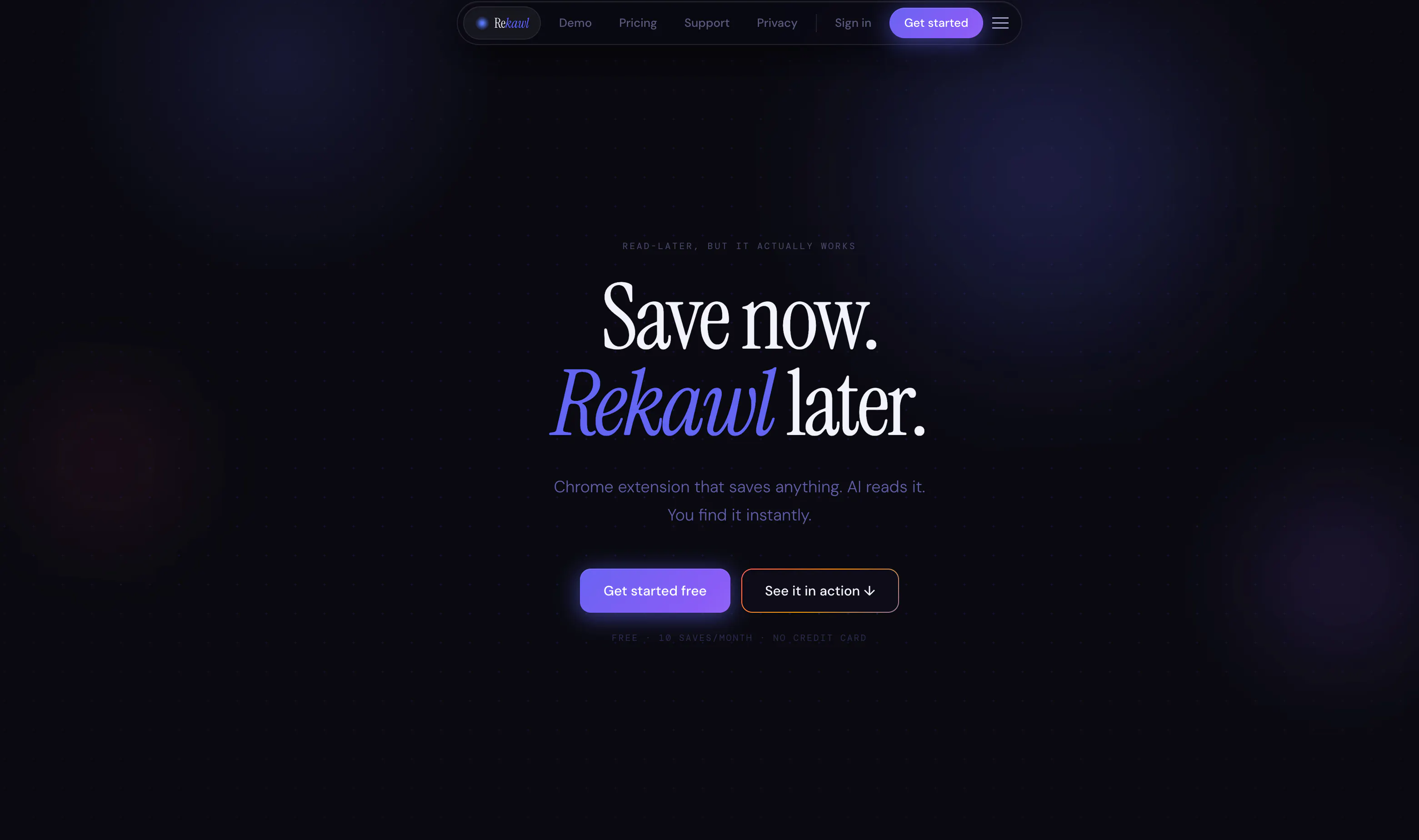 Rekawl 제품 배너