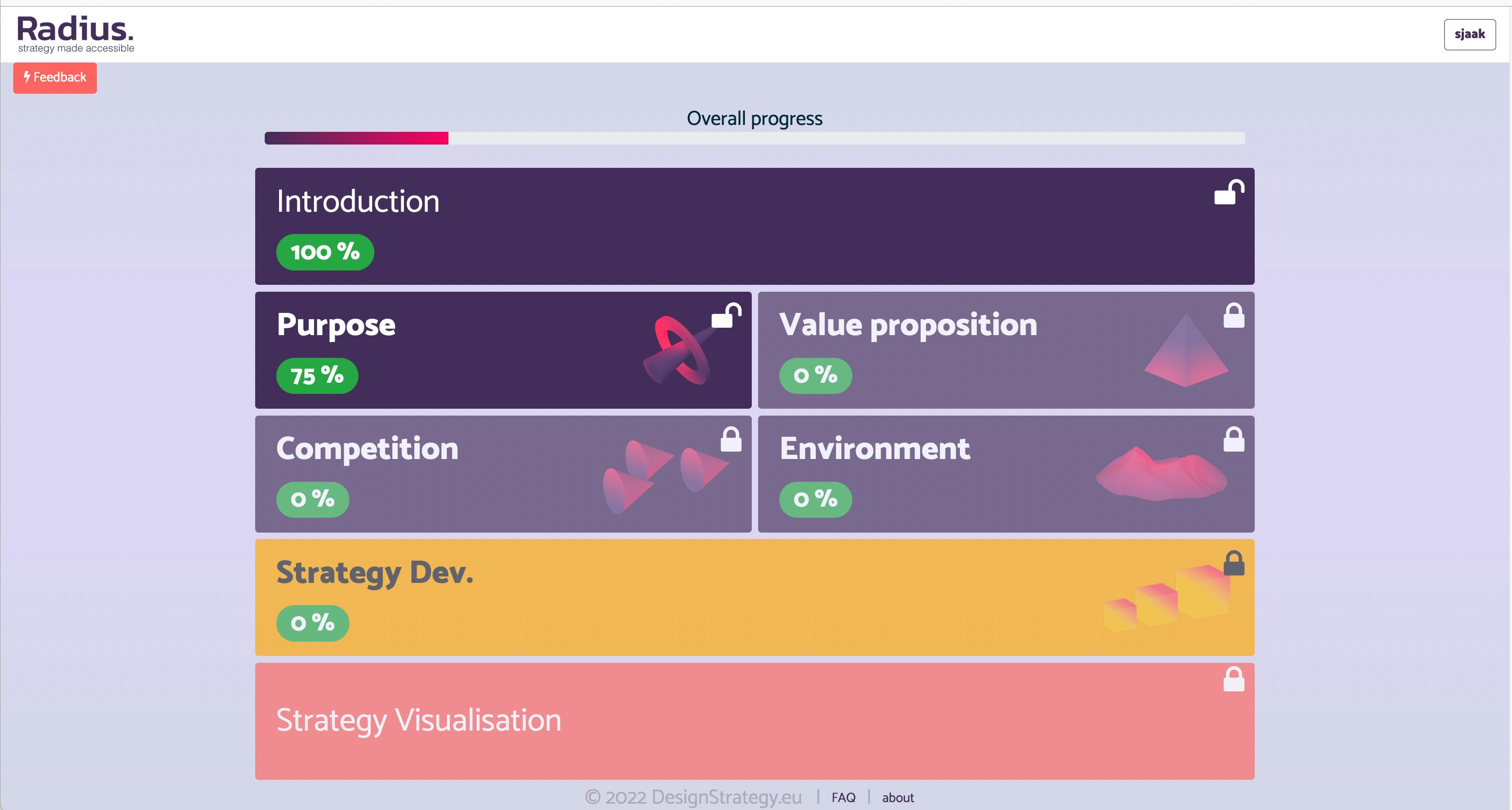 Radius strategy app gallery image