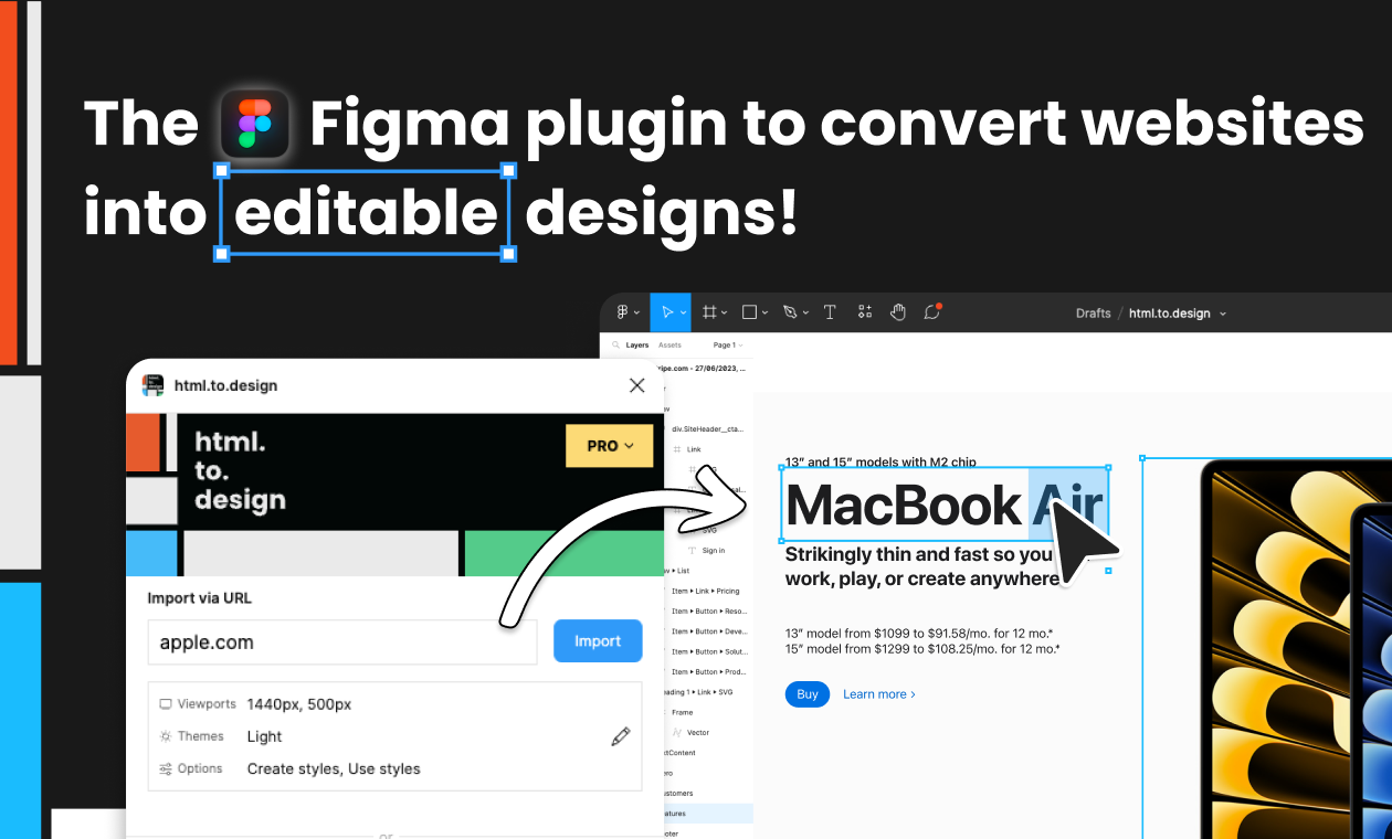 startuptile html.to.design 3.0-Convert any website into fully editable Figma designs