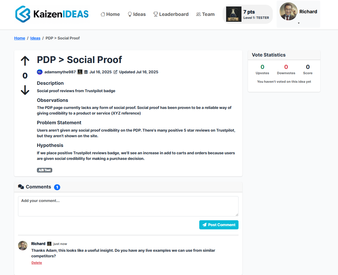 Média Idées kaizen - Exécutez de meilleures expériences.Gagner plus souvent. 5