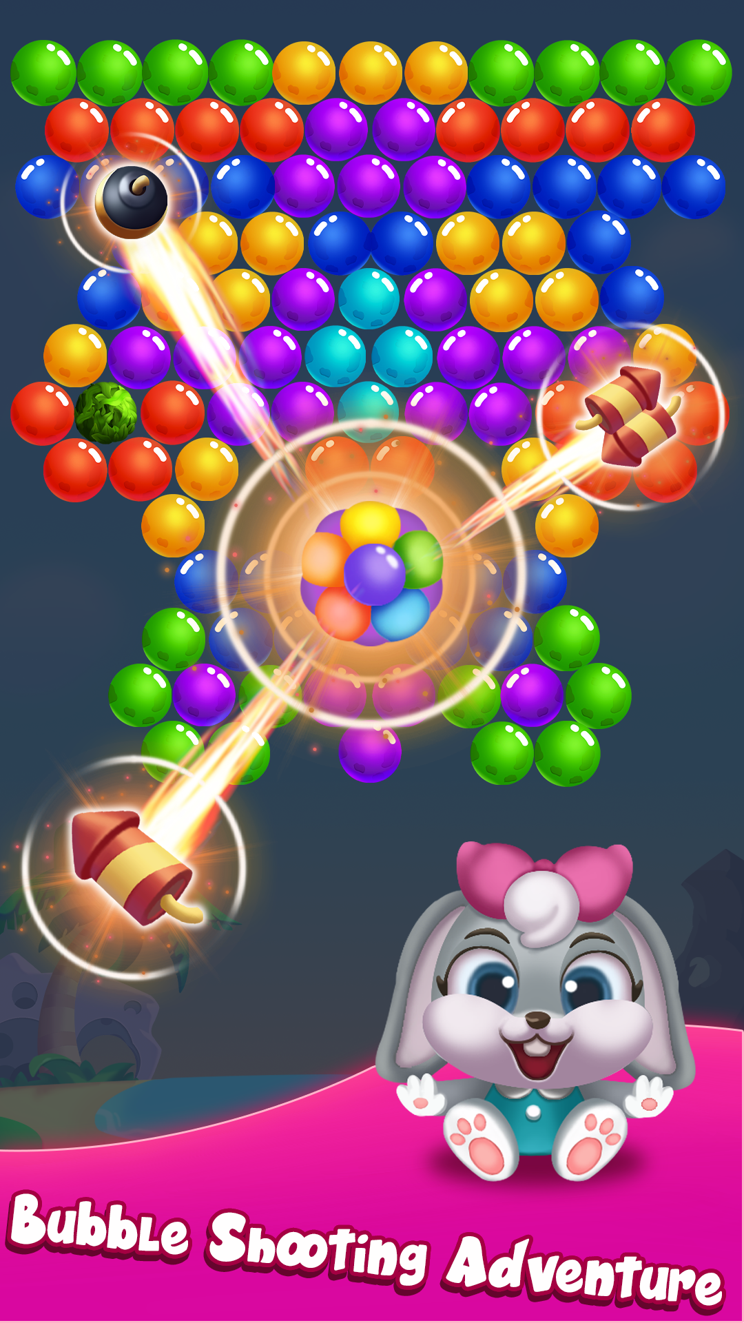 Média Shooter à bulles: Fox Egg Shoot 5