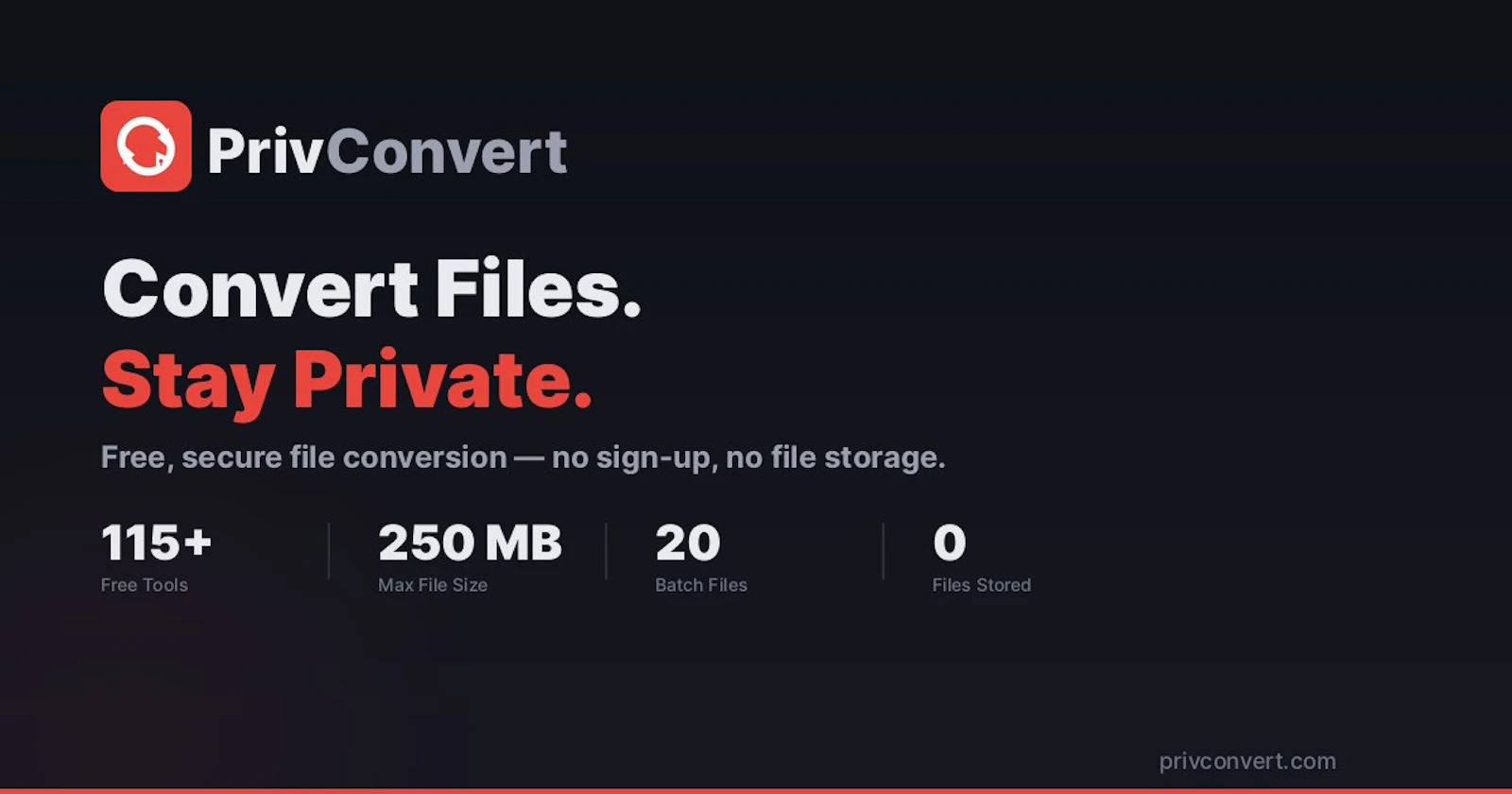 PrivConvert screenshot 1