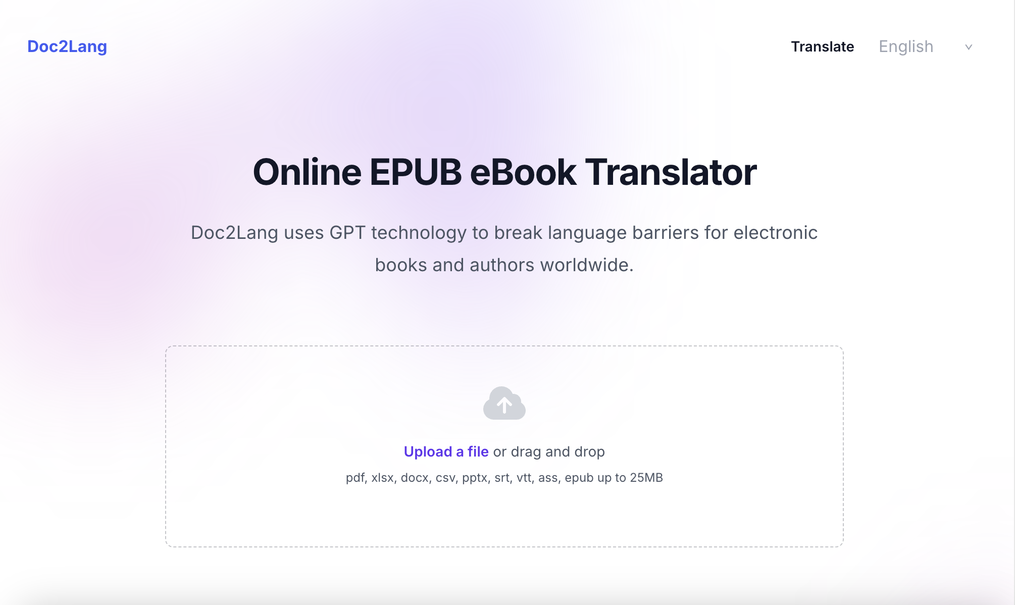 Epub Ebook Translator en línea - eBook, traductor, ePub media 1