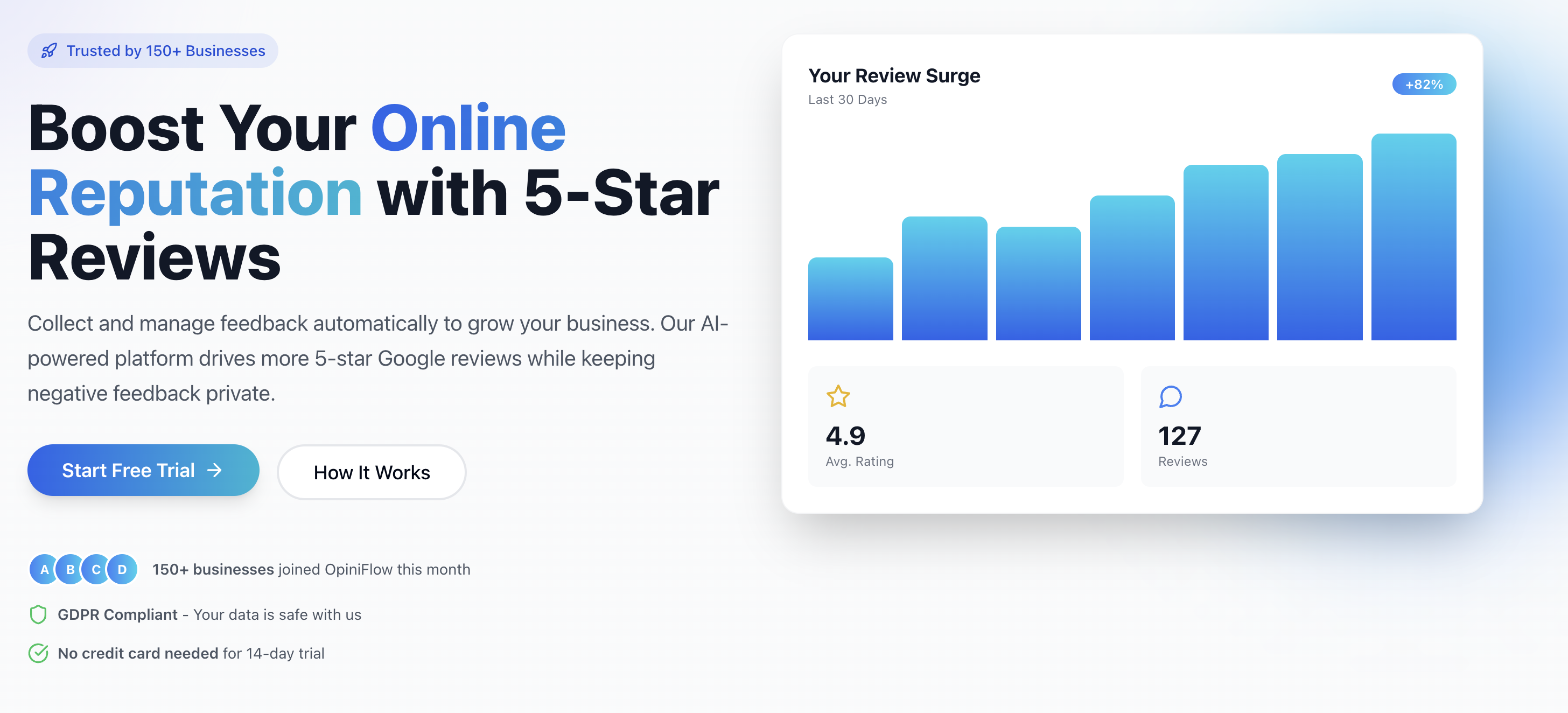 Dar una opinión - Aumente su reputación en línea con reseñas de 5 estrellas media 1