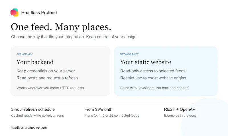 Headless Profeed screenshot 4