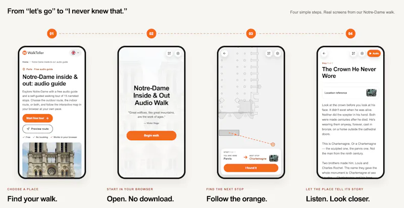 WalkTeller screenshot 2