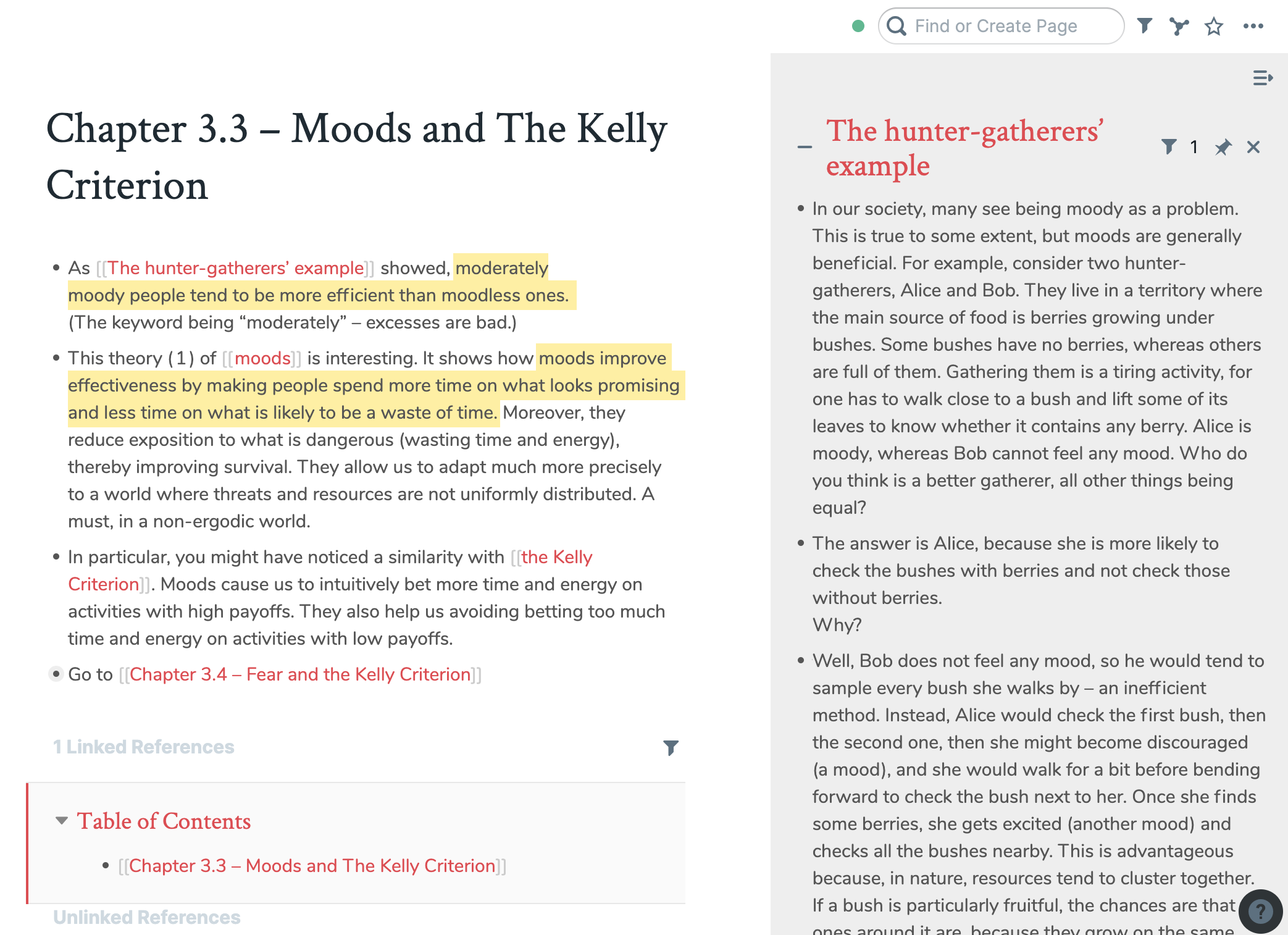 The first Roam-native book, "Ergodicity" gallery image