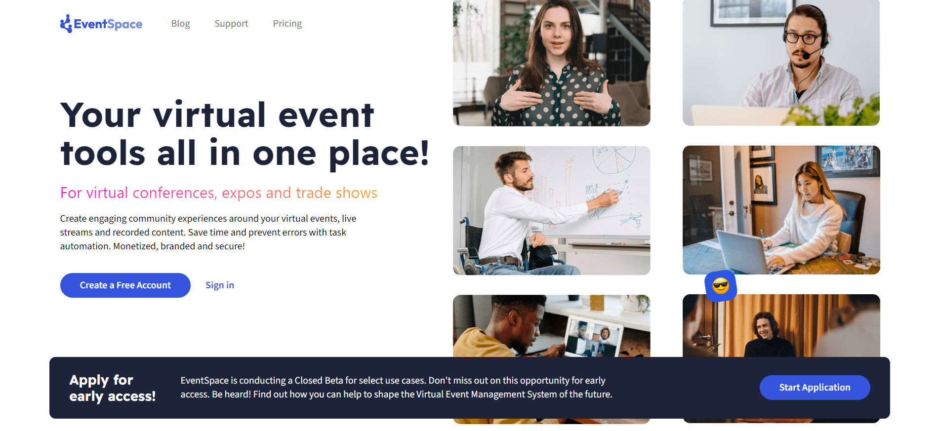Spazio eventi - Ottimizzazione del flusso di lavoro per gli host di eventi virtuali con integrazioni media 1