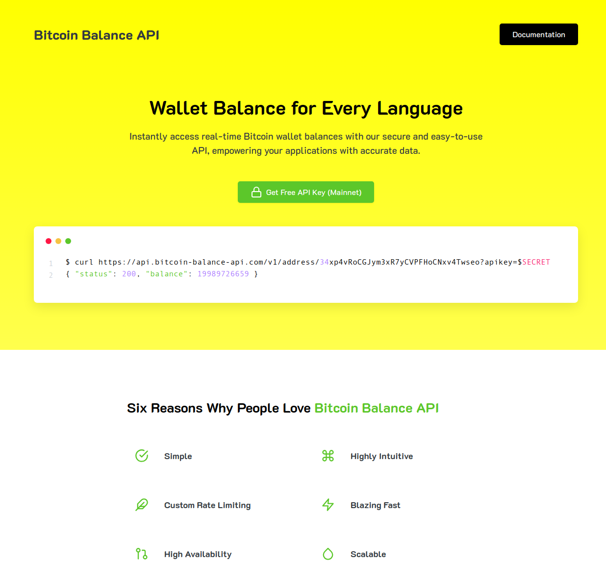 API Bitcoin Balance - API fácil de usar para obtener el equilibrio de una billetera bitcoin media 1