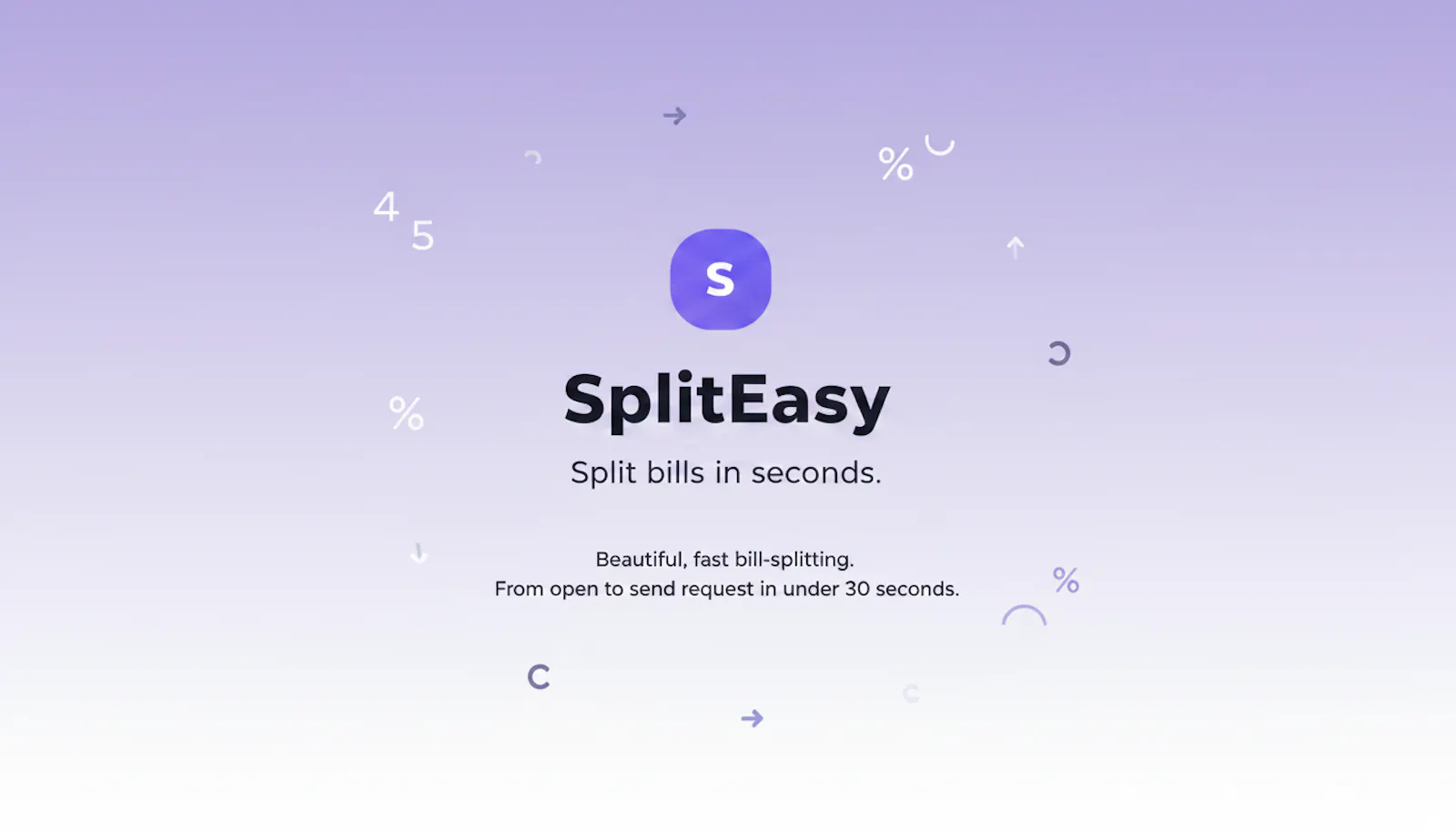 SplitEasy — Split bills in seconds screenshot 1