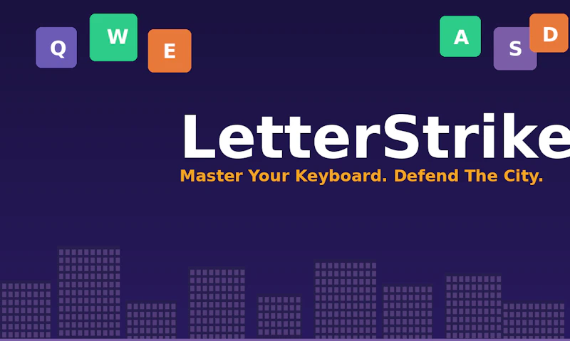 LetterStrike — Defend The City screenshot 1