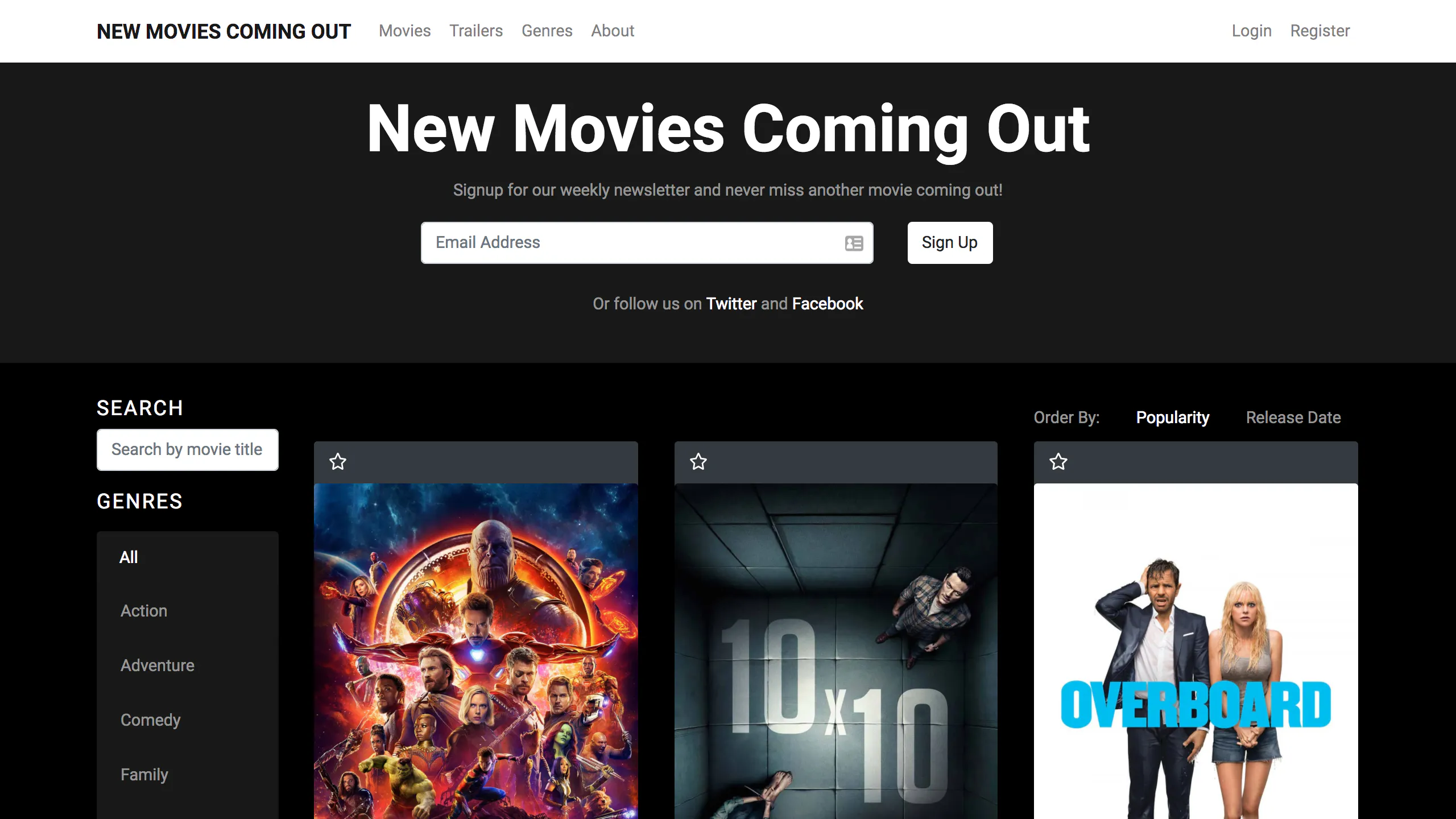 New Movies Coming Out Image