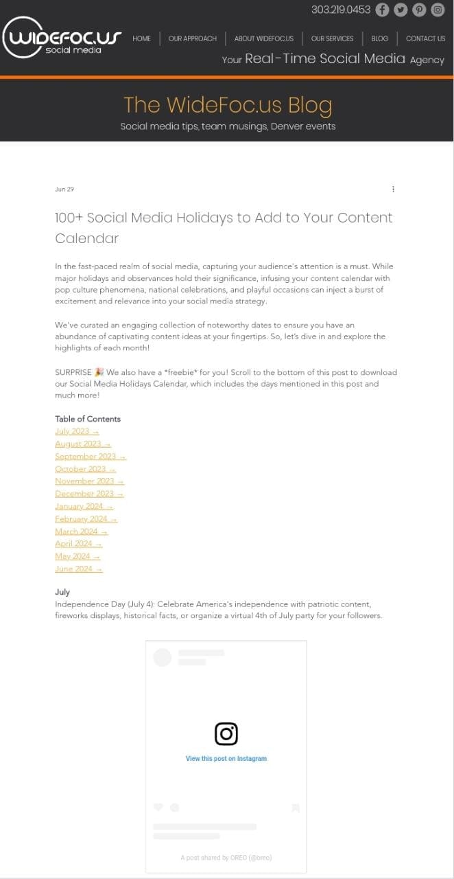 Social Media Holidays media 1
