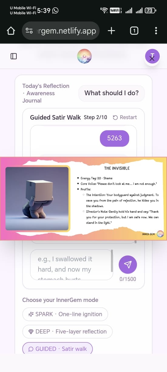 Inner Gem · Daily Awareness Journal - Screenshot 5 showing product features and functionality