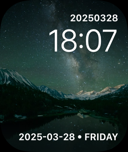 Date601 - ISO 8601 dates on your watch face media 5