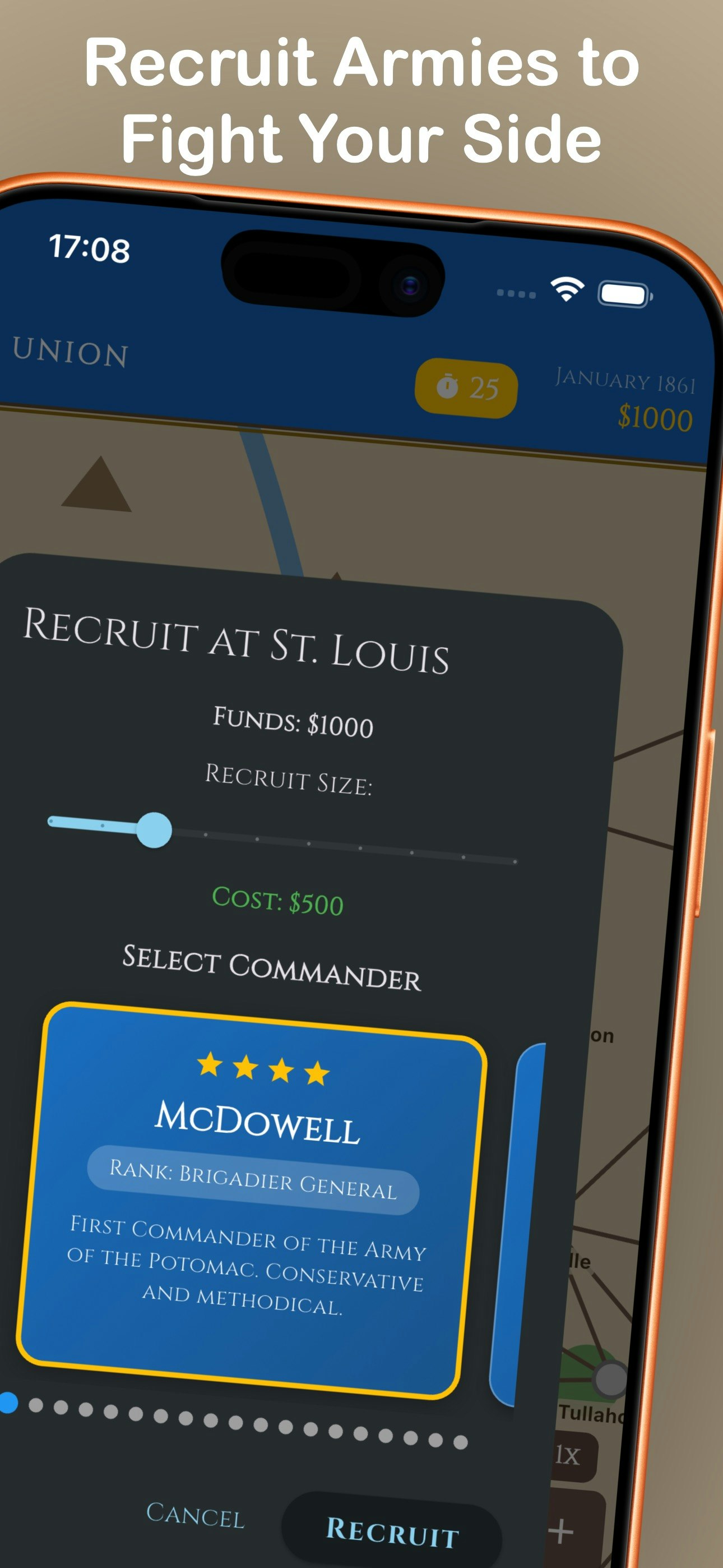 Union & Confederate: 1861  - Screenshot 4 showing product features and functionality