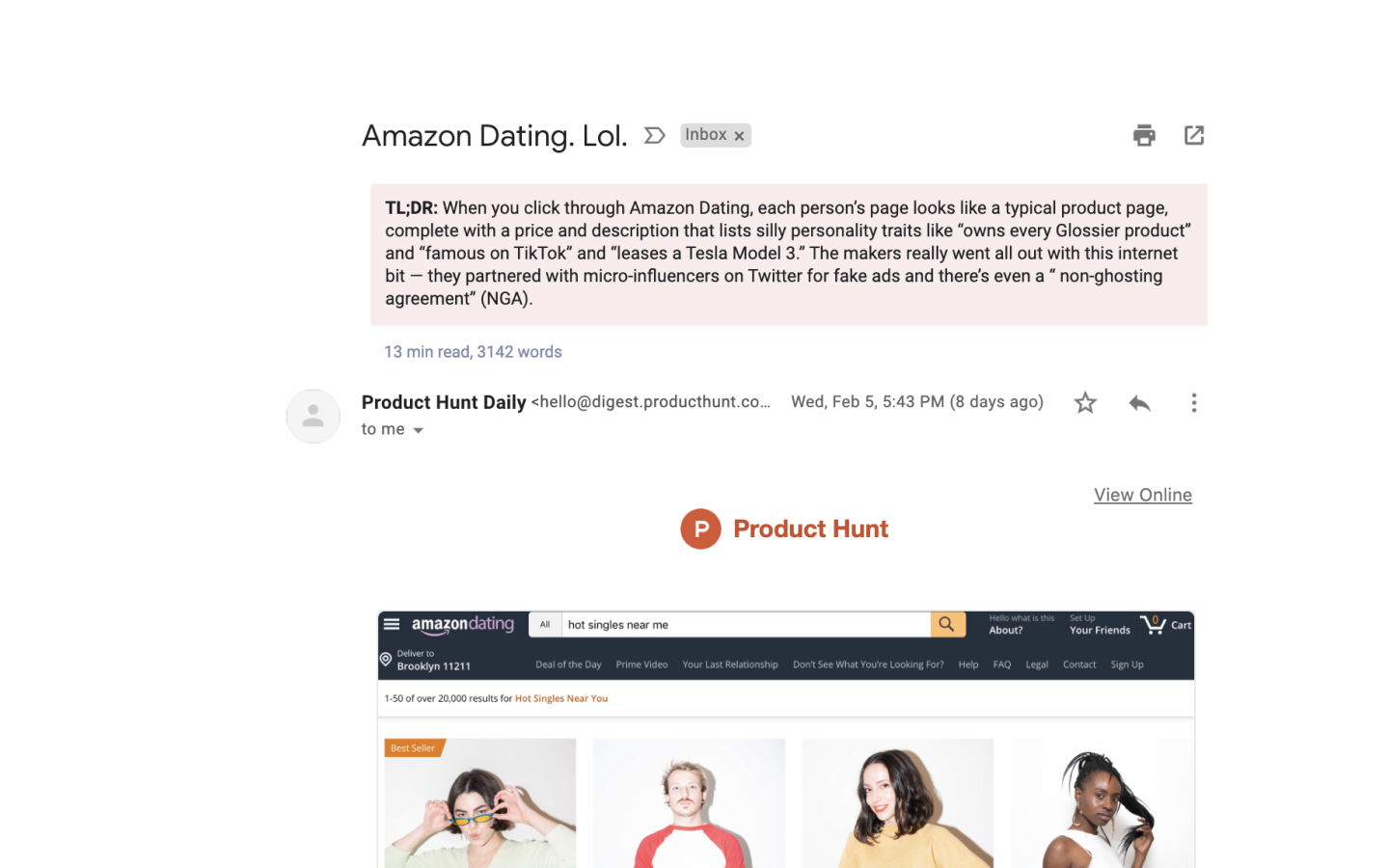 Gmail Summarization gallery image