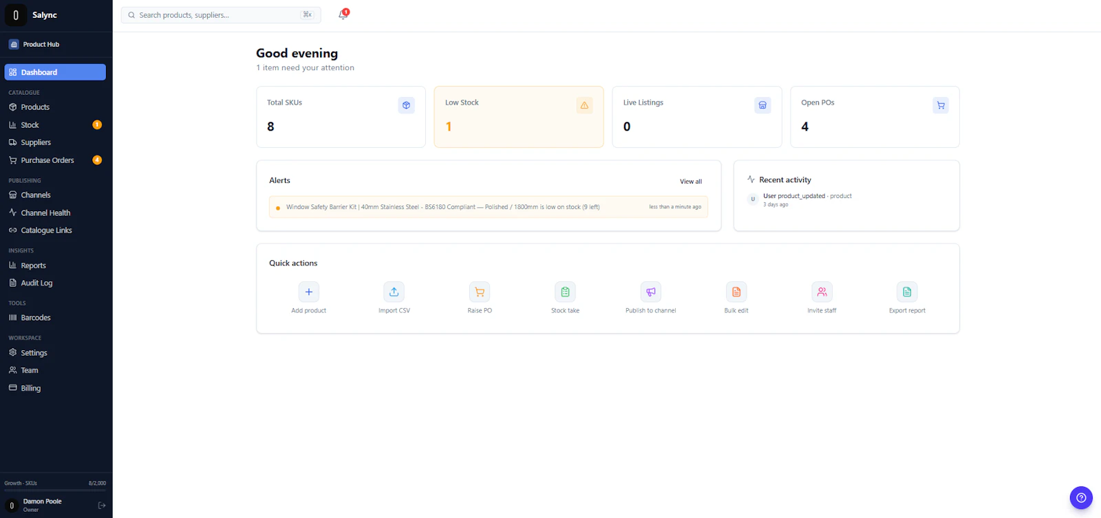 Salync - Stock Management screenshot 3