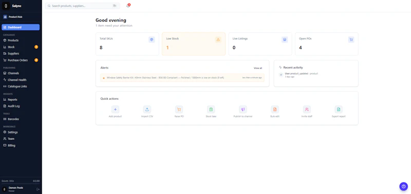 Salync - Stock Management screenshot 3