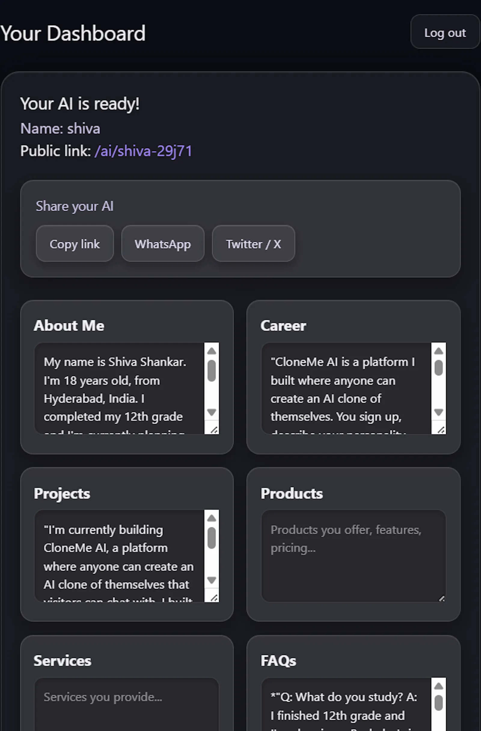 cloneme ai screenshot 1