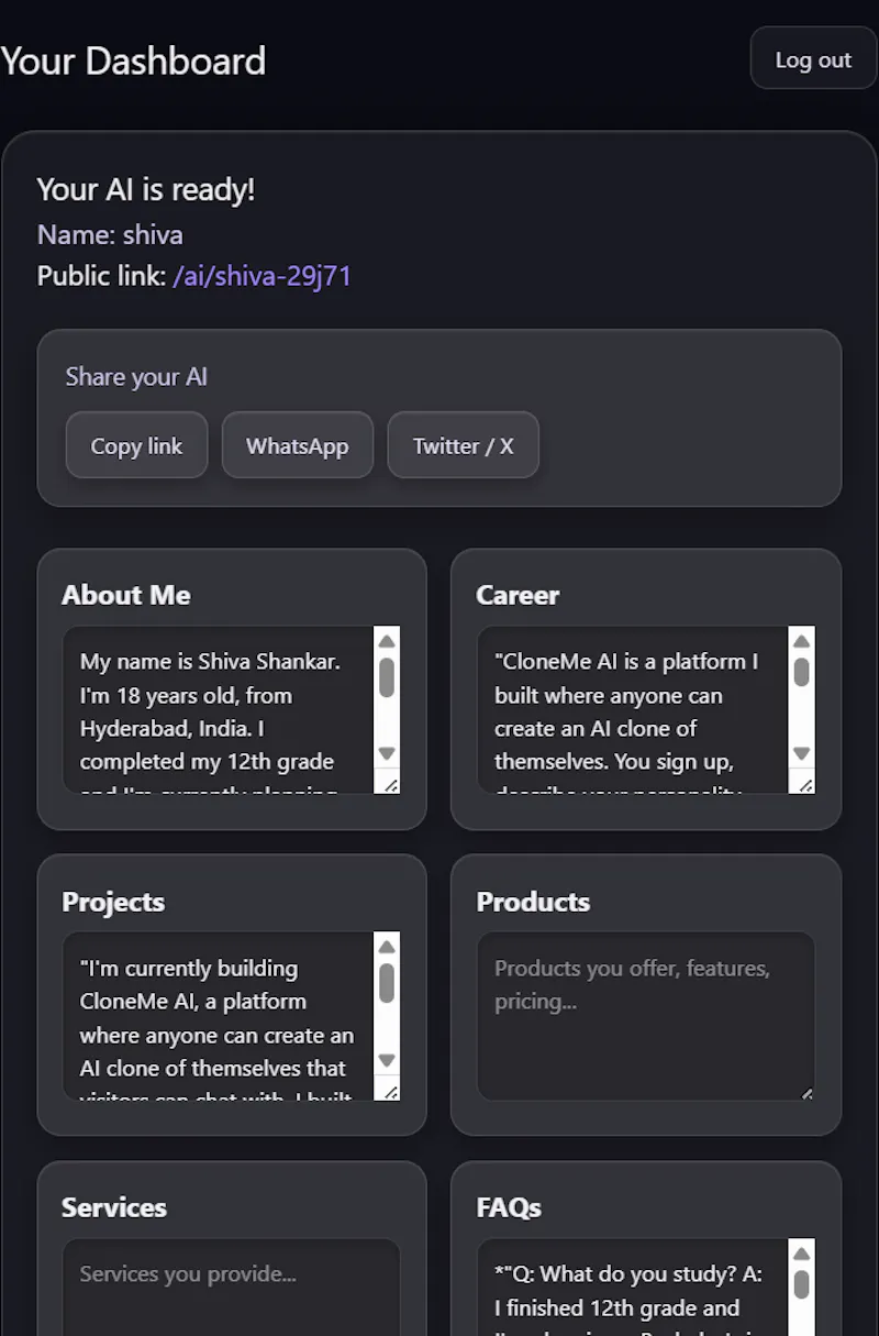 cloneme ai screenshot 1