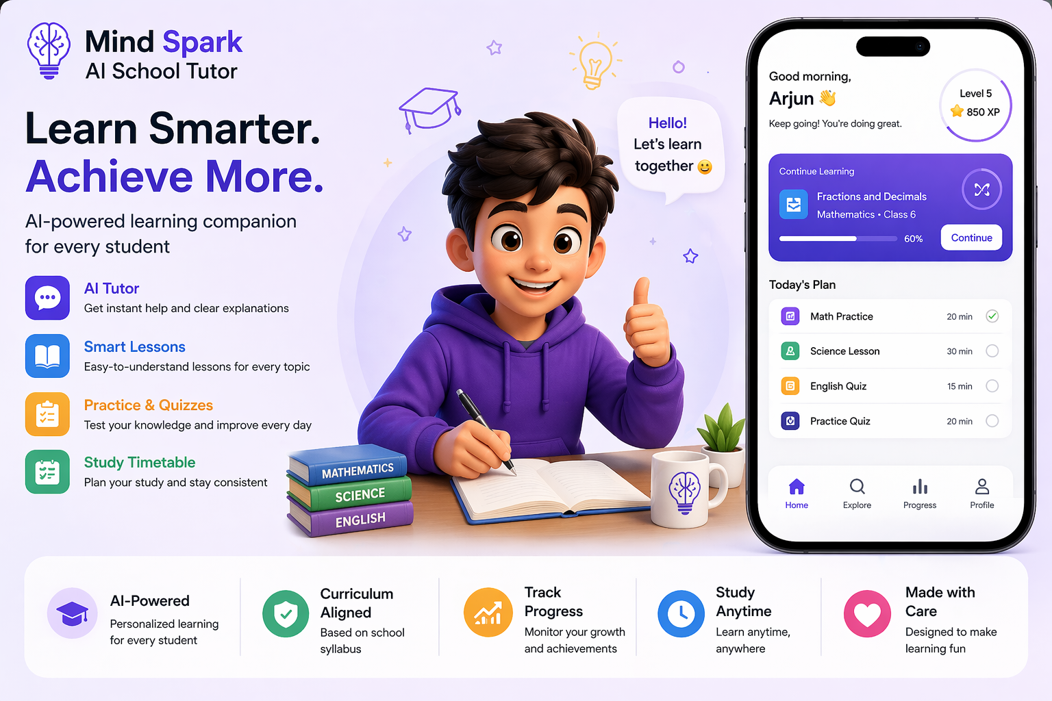 Learn faster with AI-powered lessons  gallery image