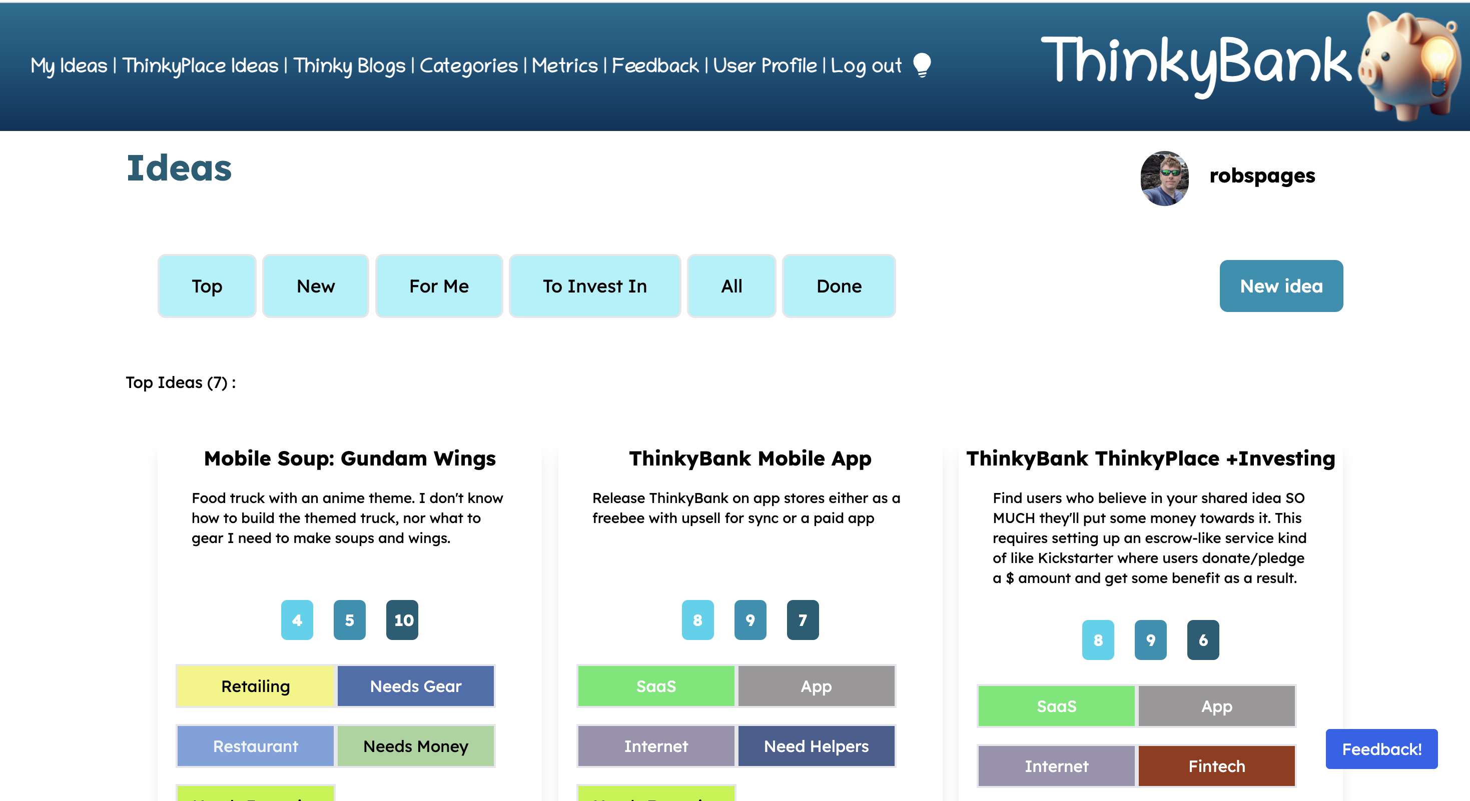 ThinkyBank - No todas las ideas son baratas. media 1
