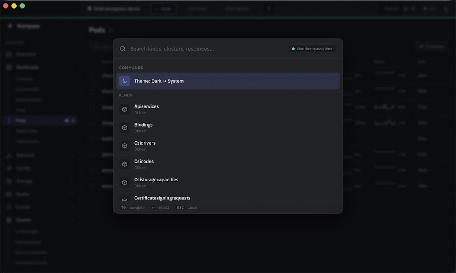 Kompass screenshot 2