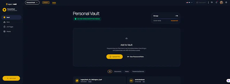 Legacy Vault screenshot 8