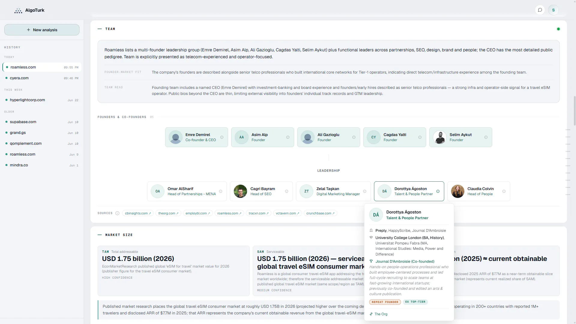 AlgoTurk - Research Agent for Startups gallery image