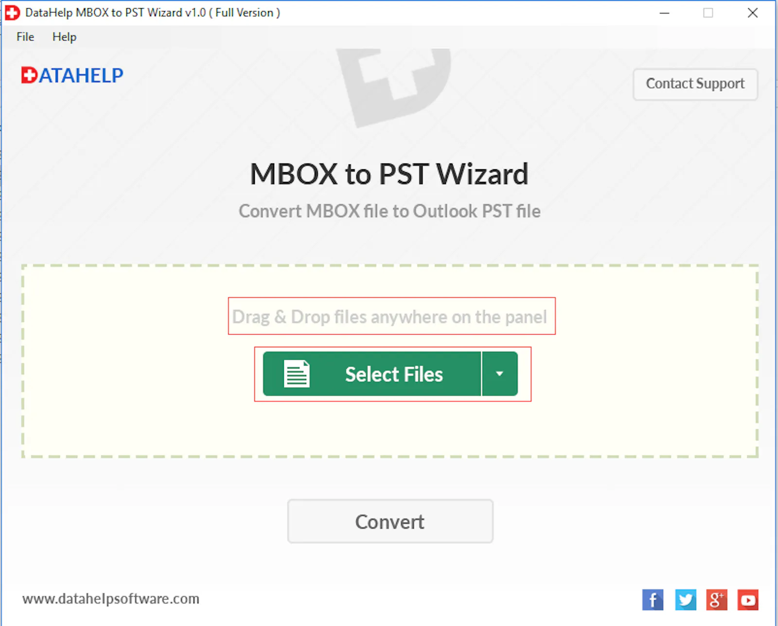 DataHelp MBOX to PST Converter Software screenshot 3