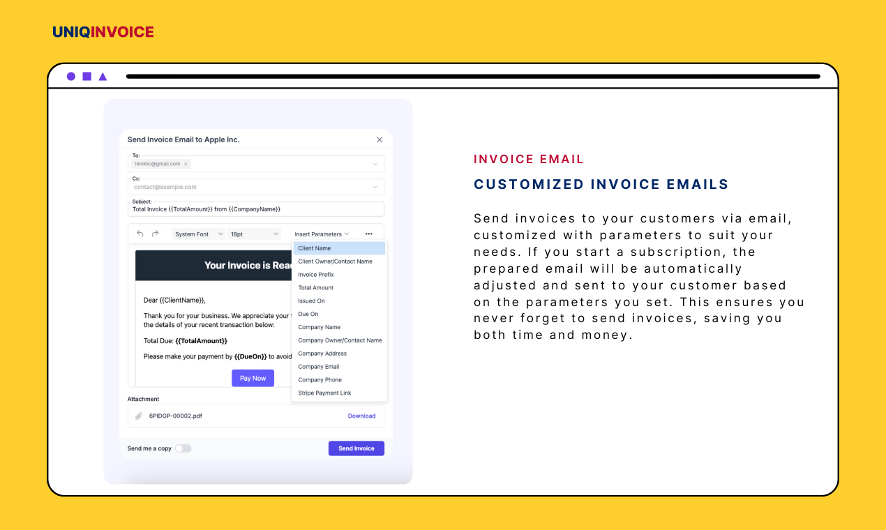 UniqInvoice gallery image