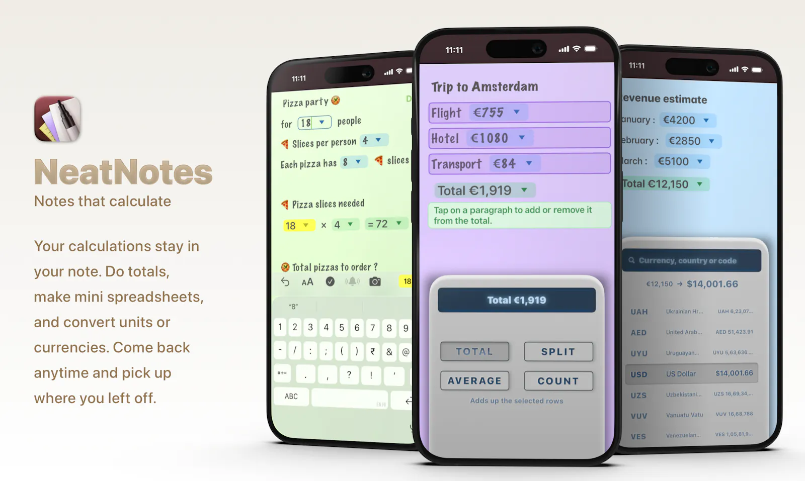 NeatNotes screenshot 2