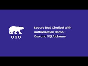 Secure RAG for SQLAlchemy and pgvector gallery image