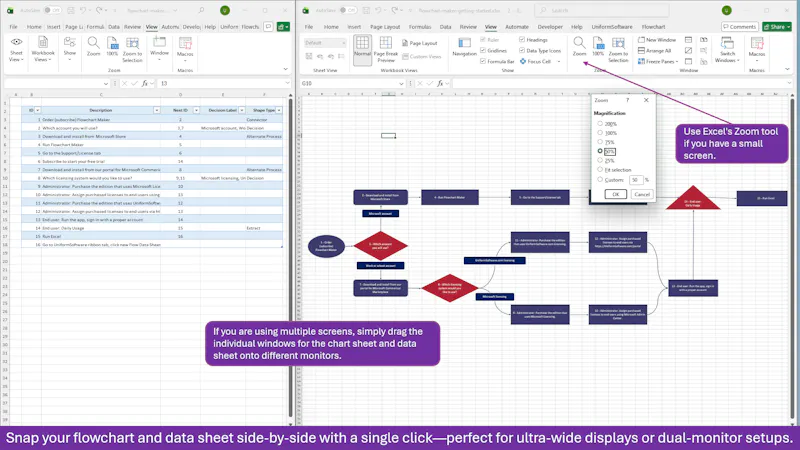 Flowchart Maker for Excel screenshot 6
